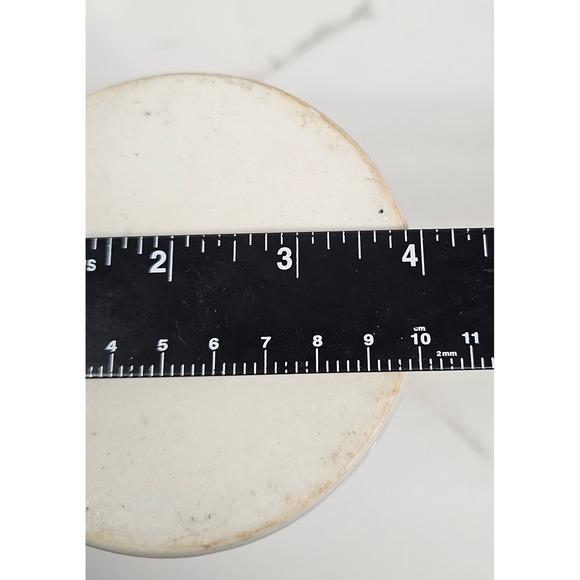 Dansk International Designs Pair Ceramic Candlesticks White Brown Trim Japan - Picture 5 of 6